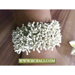 Grass Beads Multi Seeds Streched Bracelets